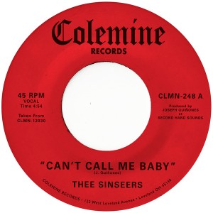 Can't Call You Baby / Take A Chance (Red Vinyl)